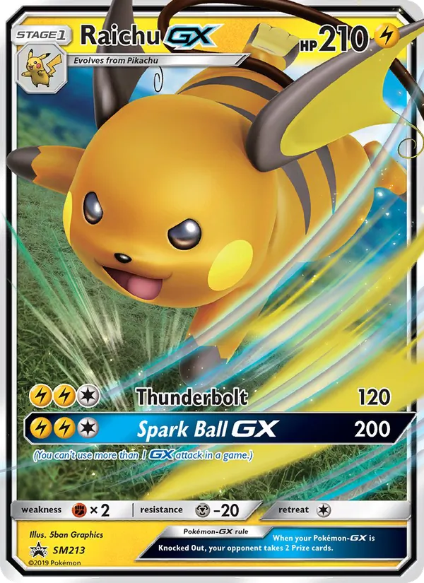 Raichu GX #SM213/248
