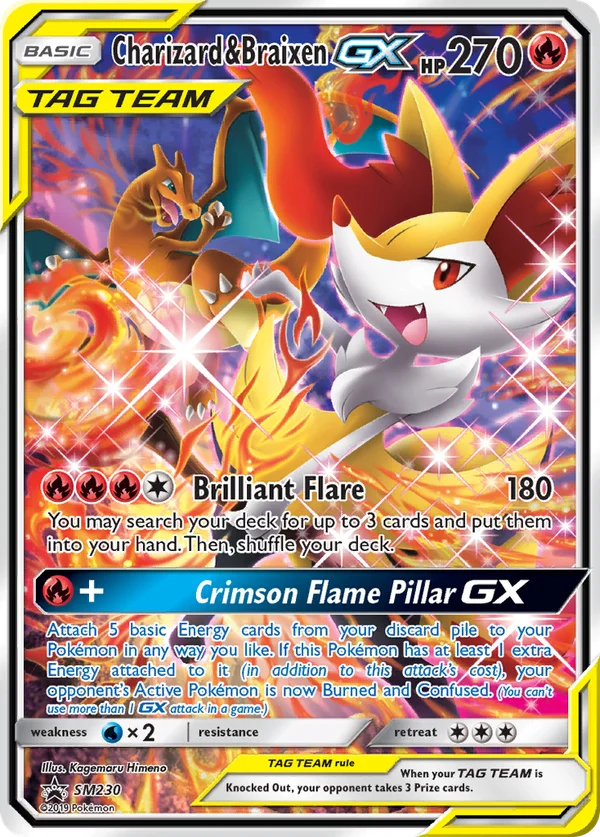 Charizard & Braixen GX #SM230/248