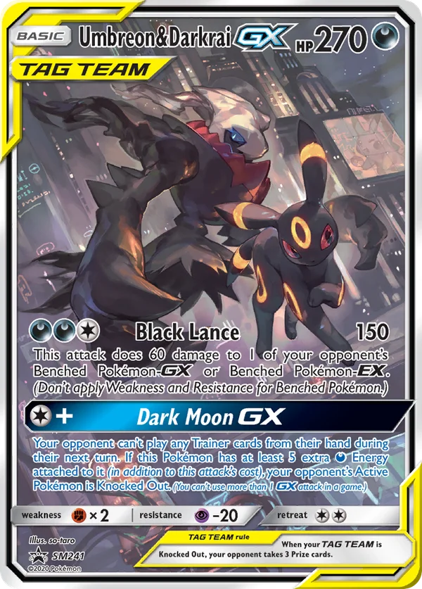 Umbreon & Darkrai GX #SM241/248