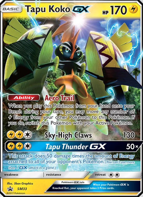 Tapu Koko GX #SM33/248