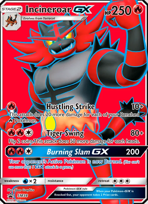 Incineroar GX #SM38/248