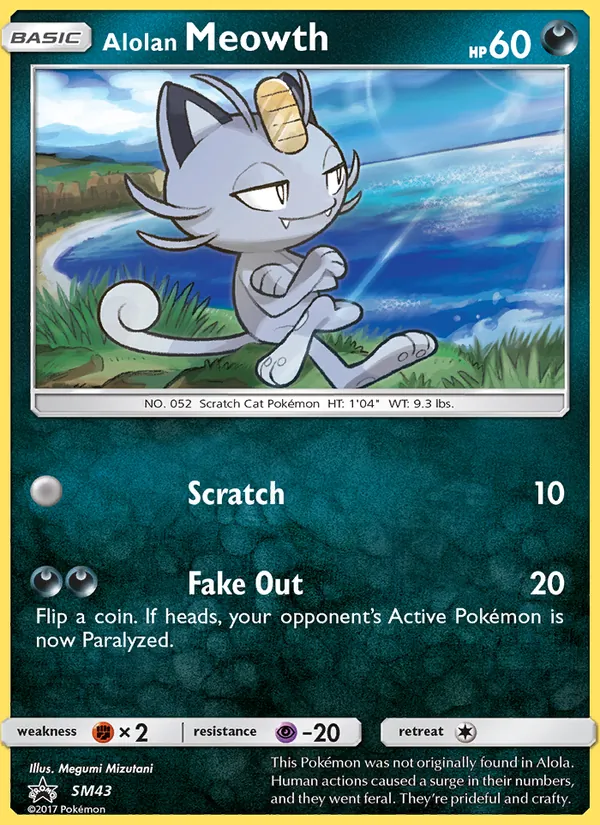 Alolan Meowth #SM43/248