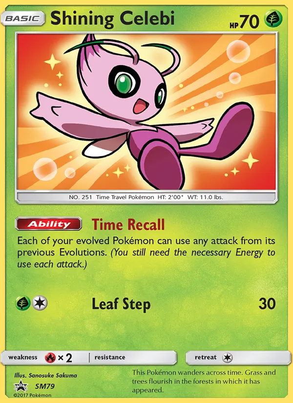 Shining Celebi #SM79/248