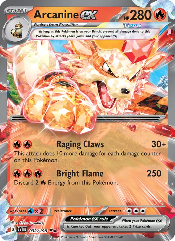 Arcanine ex #32/198