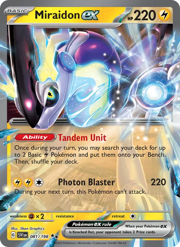 Miraidon ex #81/198