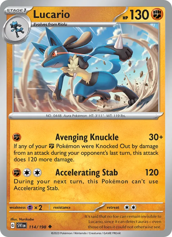 Lucario #114/198