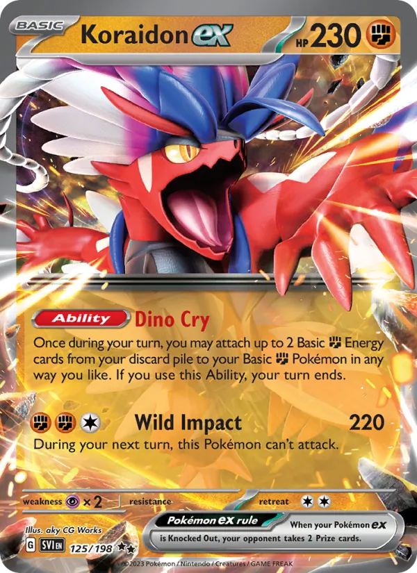 Koraidon ex #125/198