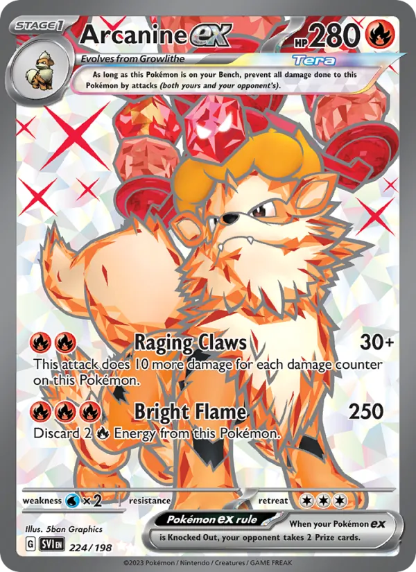 Arcanine ex #224/198