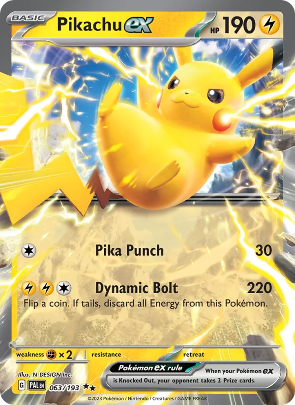 Pikachu ex #63/193