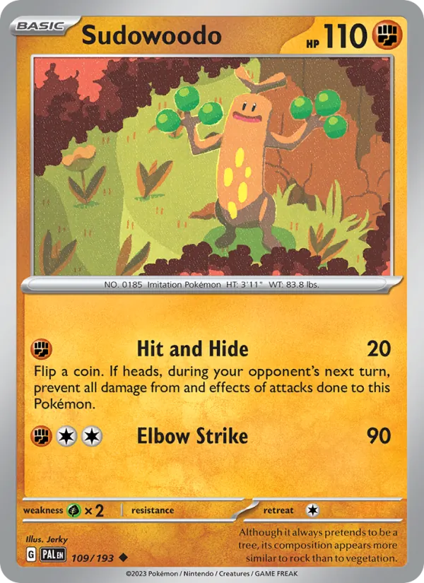 Sudowoodo #109/193