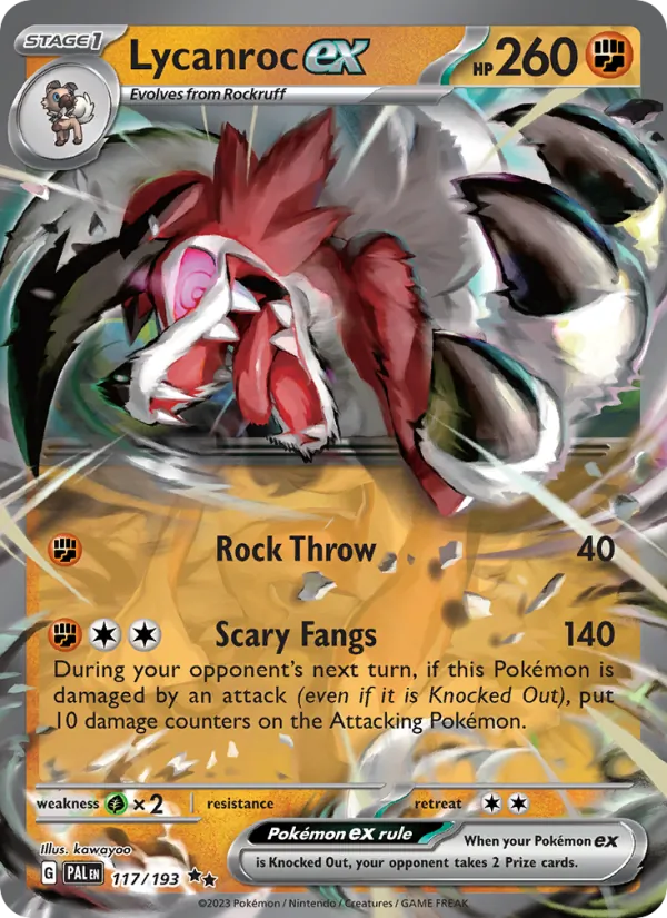 Lycanroc ex #117/193