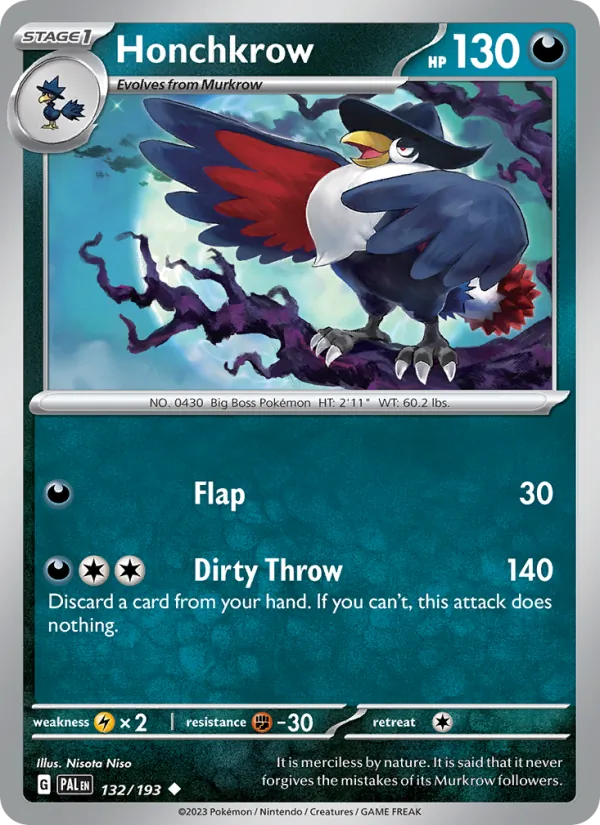 Honchkrow #132/193