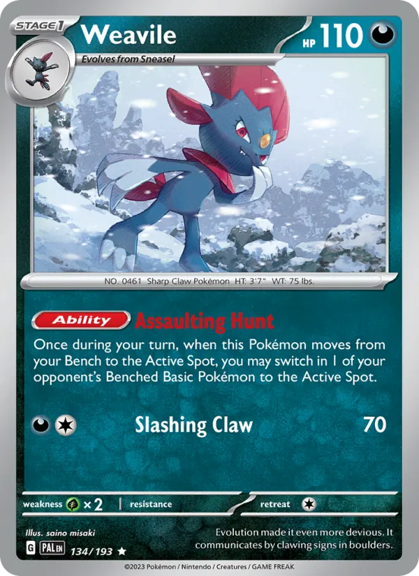 Weavile #134/193