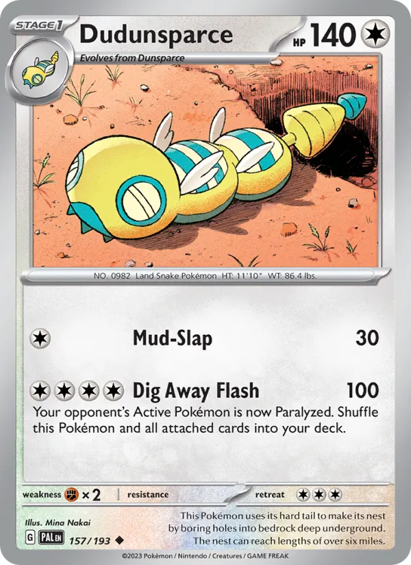 Dudunsparce #157/193