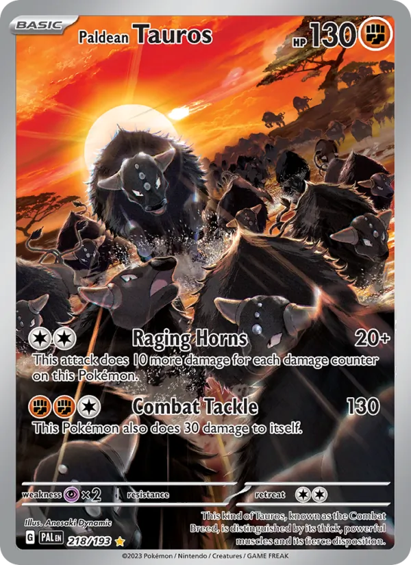Paldean Tauros #218/193