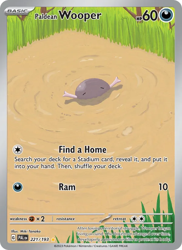 Paldean Wooper #221/193