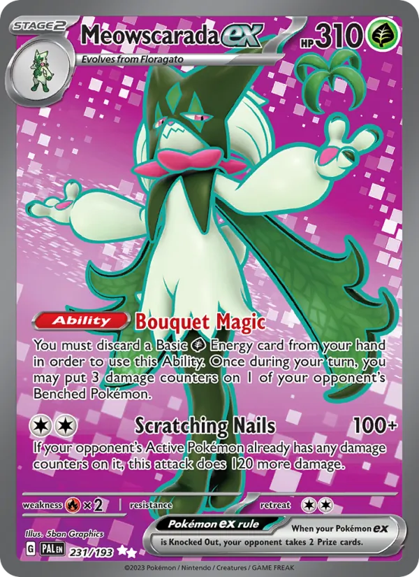 Meowscarada ex #231/193