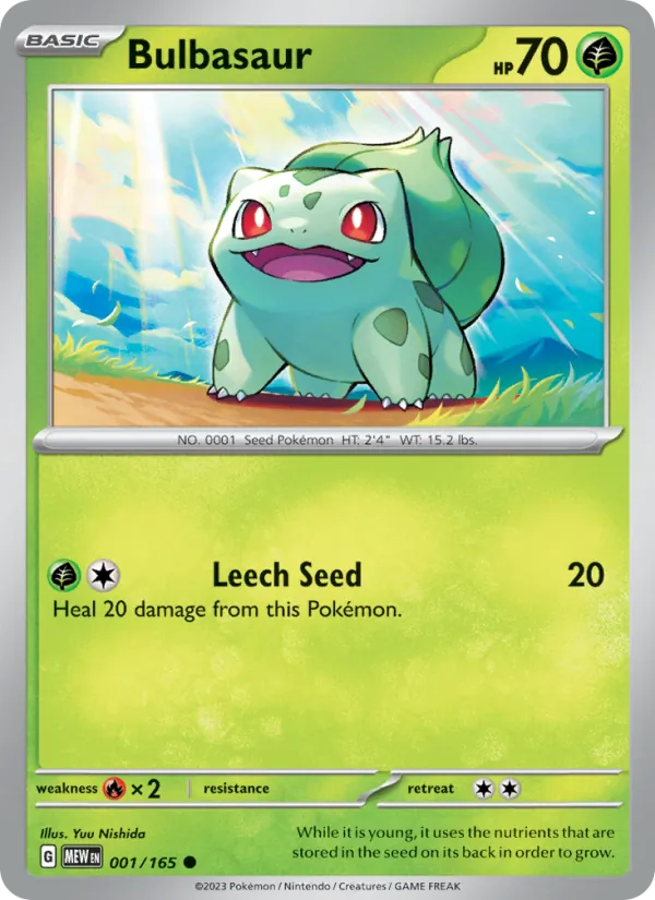 Bulbasaur #1/165