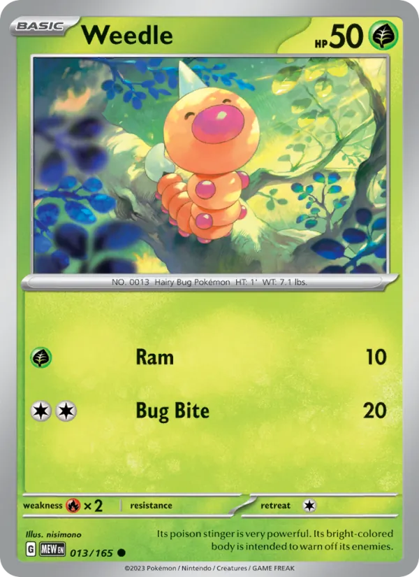 Weedle #13/165
