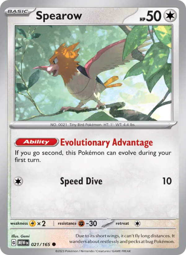 Spearow #21/165