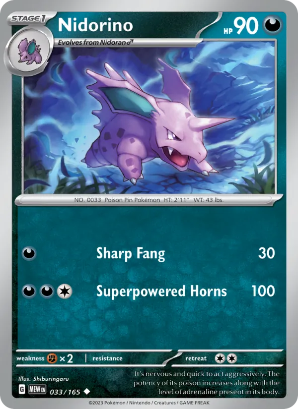 Nidorino #33/165