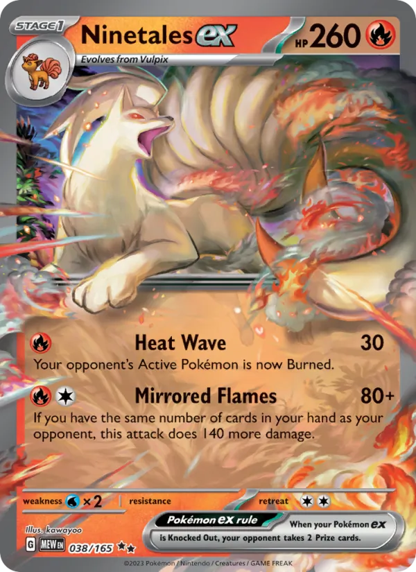 Ninetales ex #38/165