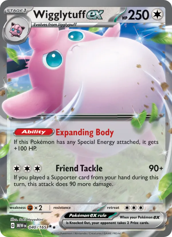 Wigglytuff ex #40/165
