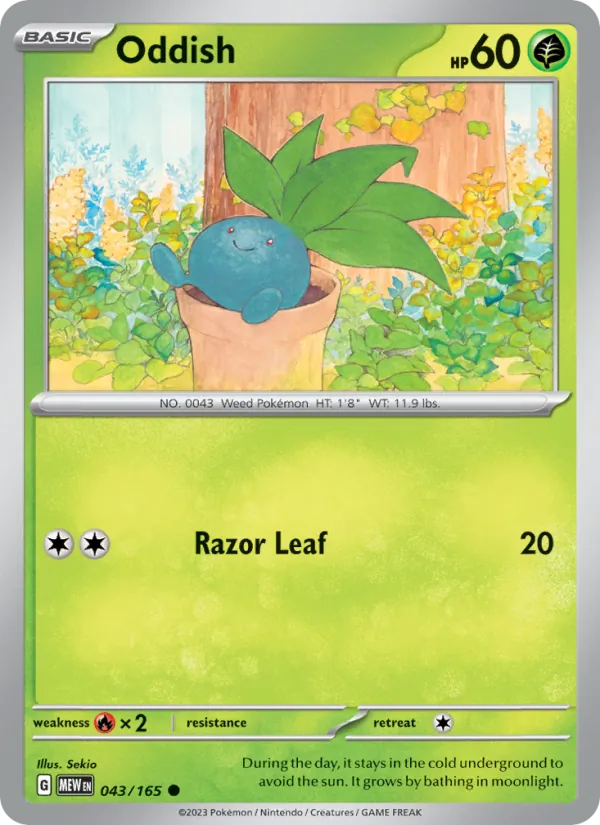 Oddish #43/165