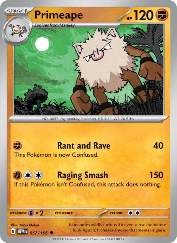 Primeape #57/165