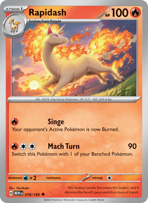 Rapidash #78/165
