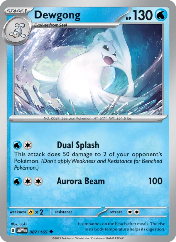 Dewgong #87/165