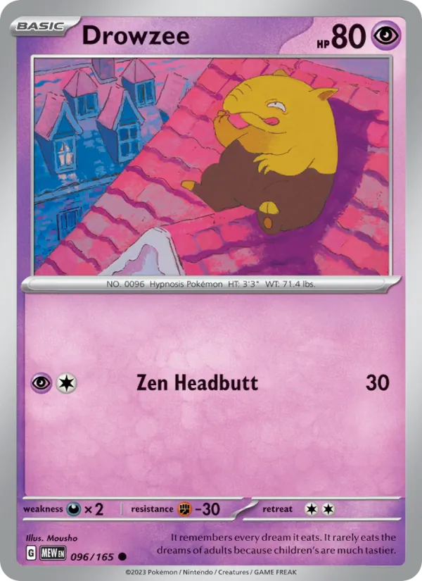Drowzee #96/165