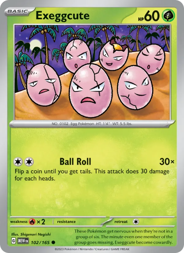 Exeggcute #102/165