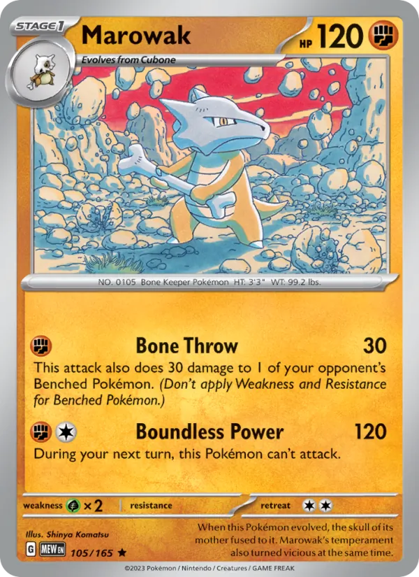 Marowak #105/165