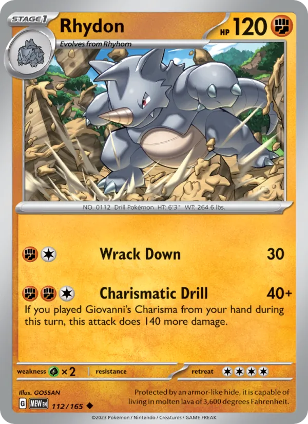 Rhydon #112/165