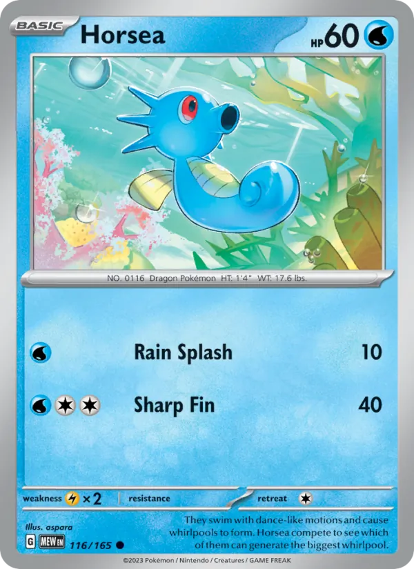 Horsea #116/165