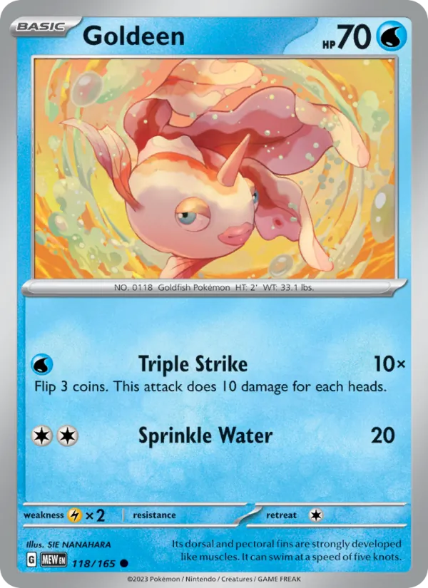 Goldeen #118/165