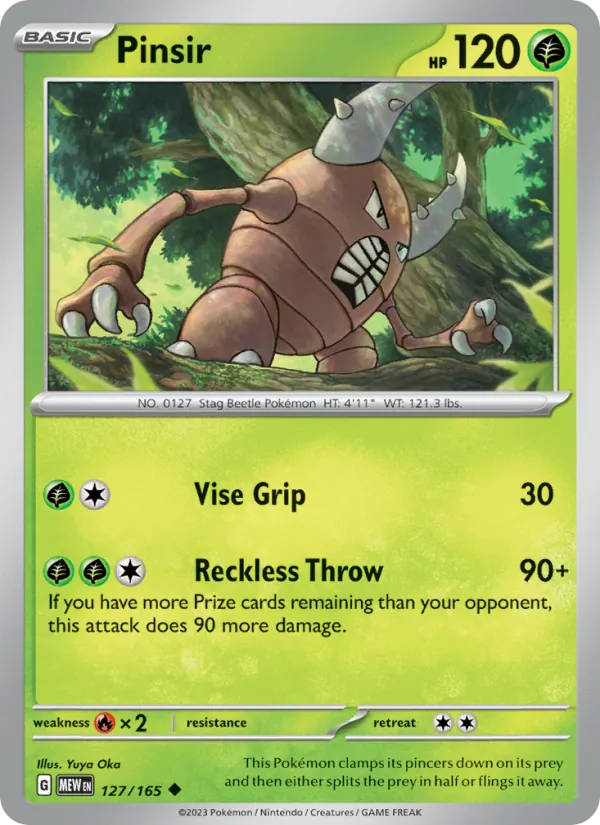 Pinsir #127/165