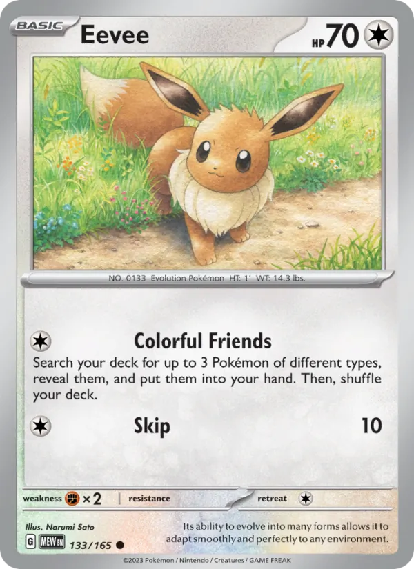 Eevee #133/165