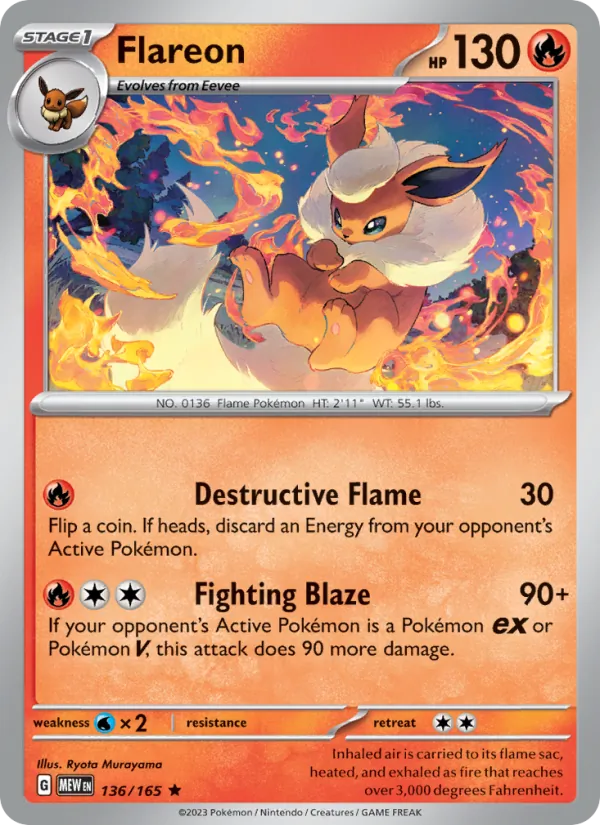 Flareon #136/165