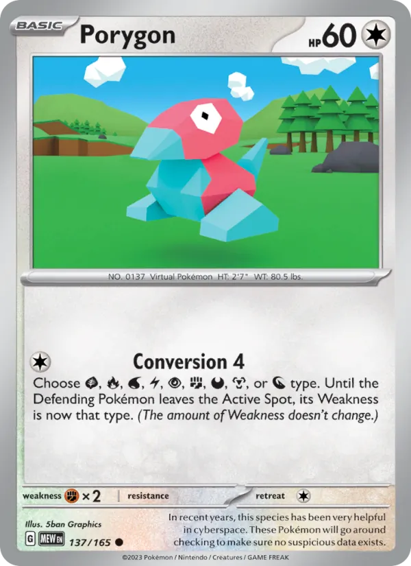 Porygon #137/165