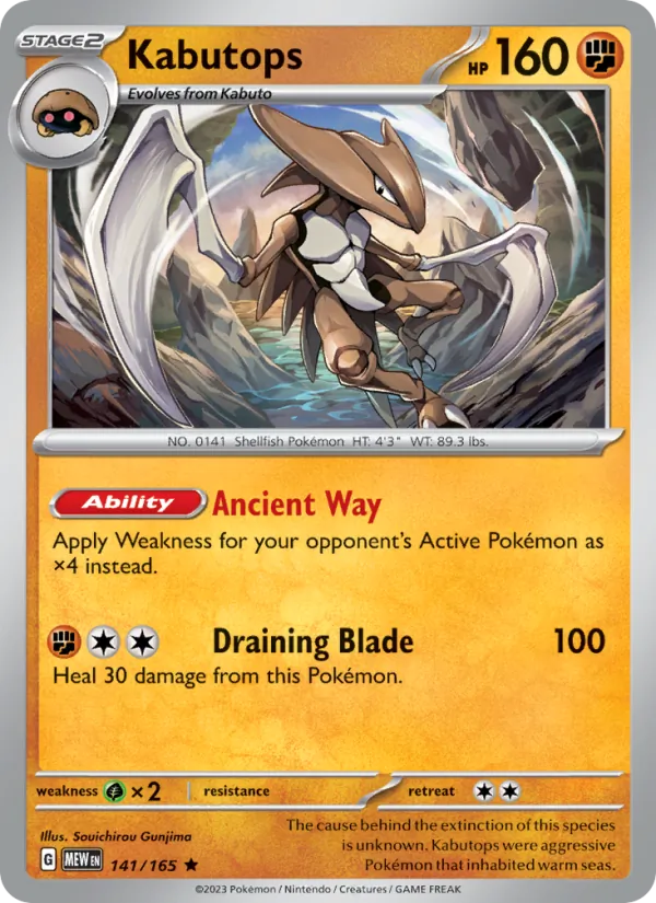 Kabutops #141/165