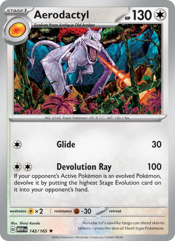 Aerodactyl #142/165