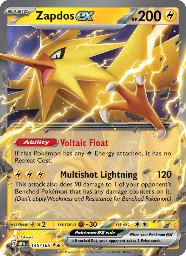 Zapdos ex #145/165