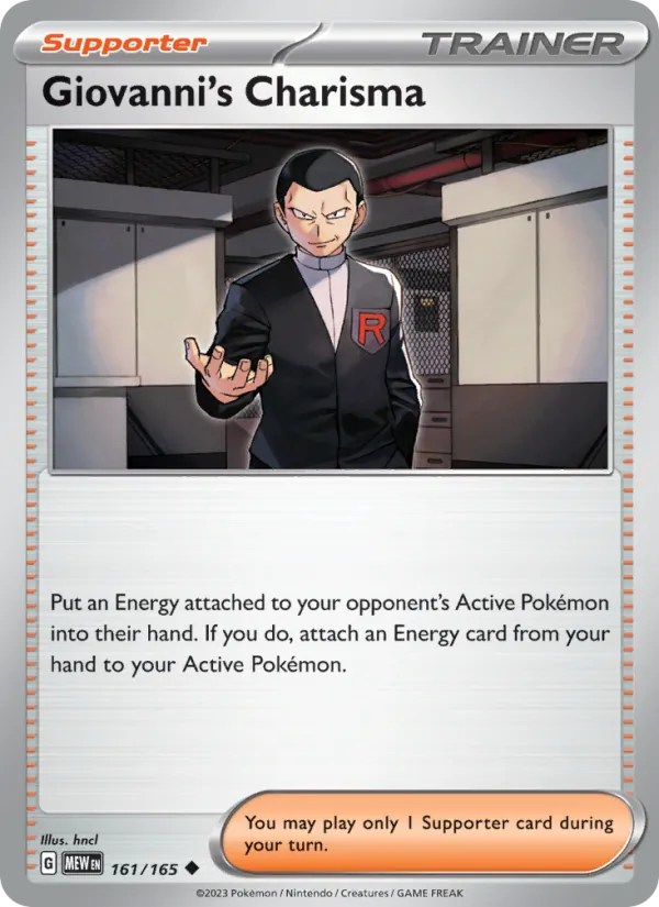 Giovanni's Charisma #161/165