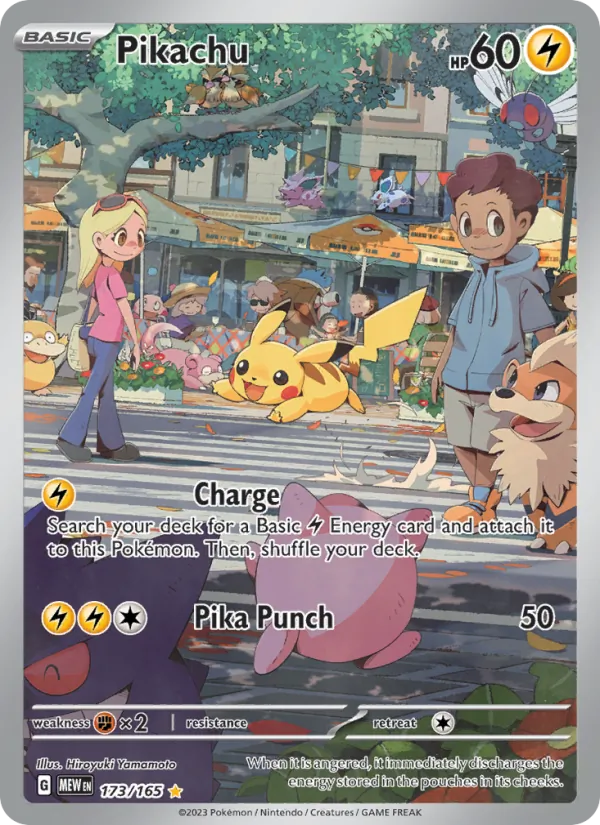 Pikachu #173/165