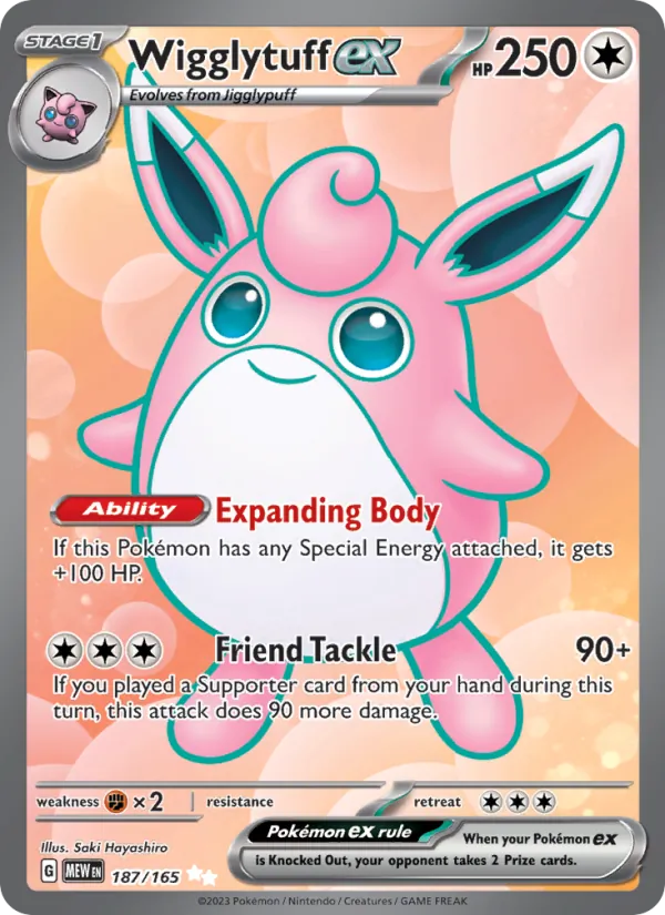 Wigglytuff ex #187/165