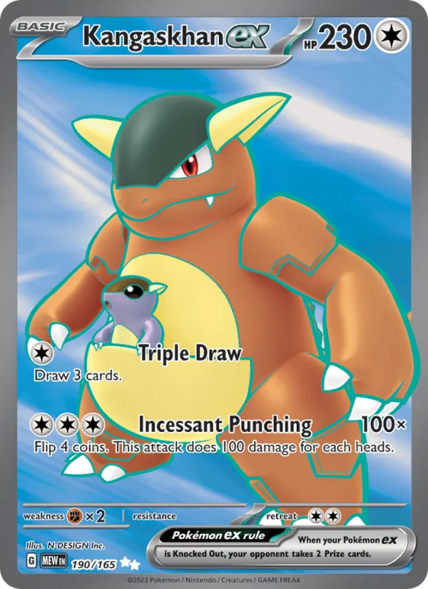 Kangaskhan ex #190/165
