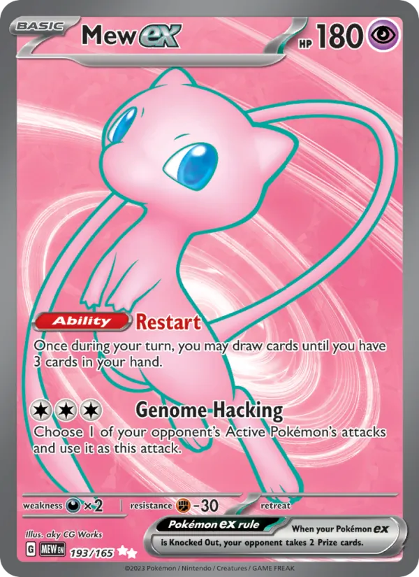 Mew ex #193/165