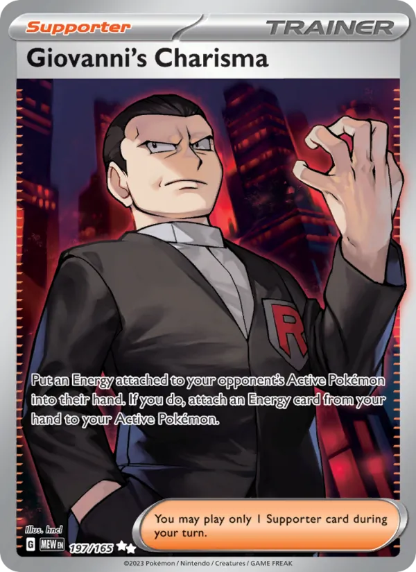 Giovanni's Charisma #197/165